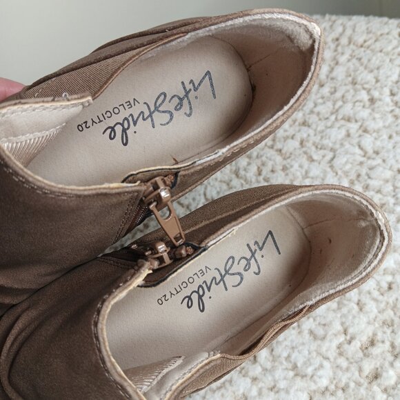 Life Stride Aurora Faux Suede Booties 8.5 - Picture 8 of 9